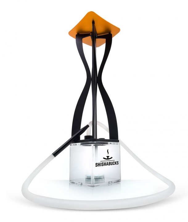 Cloud One modern hookah from Anodized Aluminum