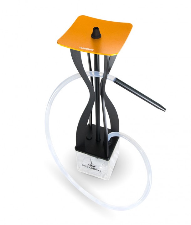 Cloud One modern hookah from Anodized Aluminum