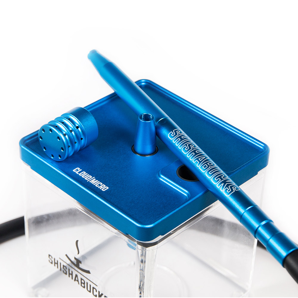 Cloud Micro cube hookah from Anodized Aluminum