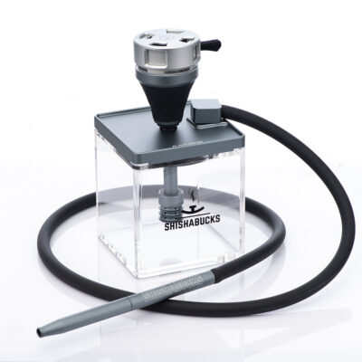 Grey Modern Square Hookah