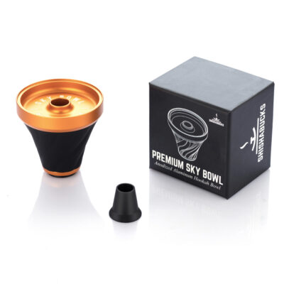 Gold Hookah Bowl with Packaging