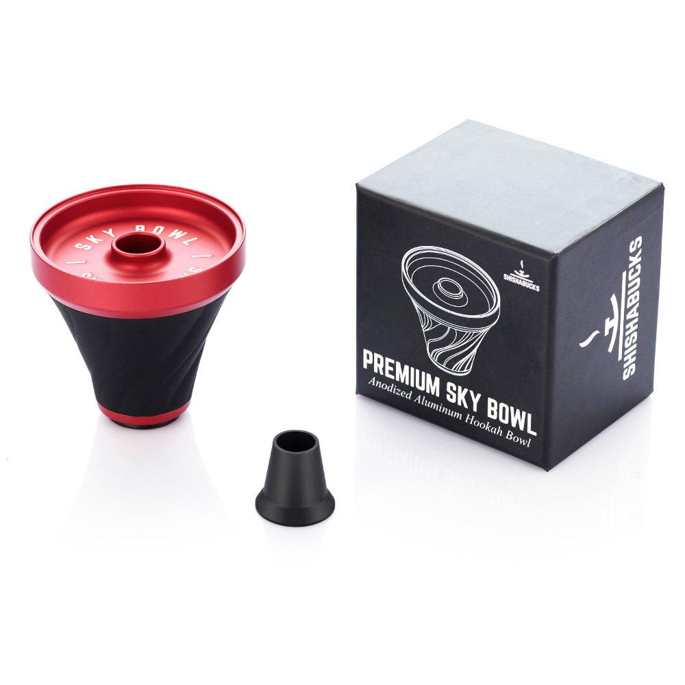 Red Shisha Bowl with Packaging